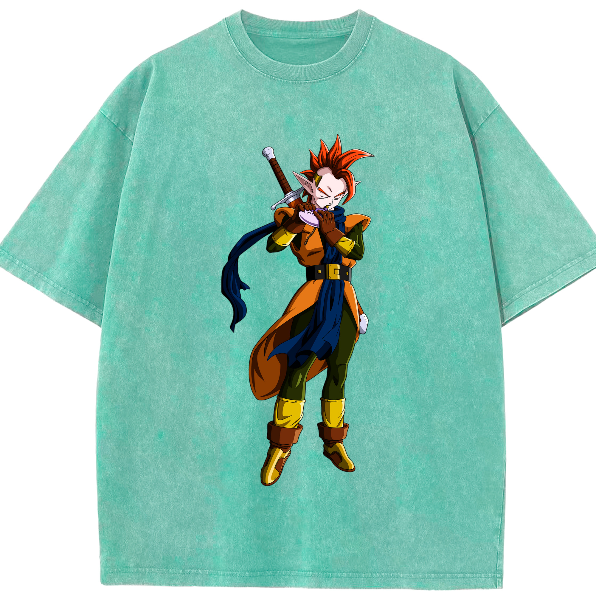 （画像用） ドラゴンボール DRAGON BALL 綿100% ヴィンテージ風 半袖Tシャツ（フロントプリント）